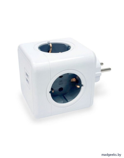 Аксессуары для дома: Разветвитель RocketSocket Cube Original (4 евророзетки, 2 USB A, с блоком 5В/2.1А) Разветвитель RocketSocket Cube Original (4 евророзетки, 2 USB A, с блоком 5В/2.1А)