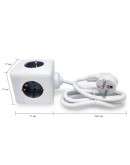 Удлинитель RocketSocket Cube Extended (4 евророзетки 16A, 3 USB, с блоком 5В/3.0А, кабель 1,5м ) Удлинитель RocketSocket Cube Extended (4 евророзетки 16A, 3 USB, с блоком 5В/3.0А, кабель 1,5м )