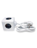 Удлинитель RocketSocket Cube Extended (4 евророзетки 16A, 3 USB, с блоком 5В/3.0А, кабель 1,5м ) Удлинитель RocketSocket Cube Extended (4 евророзетки 16A, 3 USB, с блоком 5В/3.0А, кабель 1,5м )