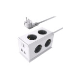 Аксессуары для дома: Удлинитель RocketSocket BiCube Extended (6 евророзеток 16A, 4 USB 3A+C с блоком 5В/3.1А, кабель 1,5м) Удлинитель RocketSocket BiCube Extended (6 евророзеток 16A, 4 USB 3A+C с блоком 5В/3.1А, кабель 1,5м)