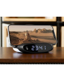 Настольные часы с беспроводной зарядкой Rombica Chronos