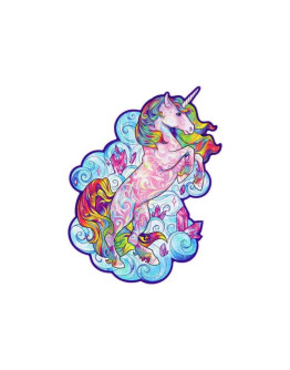 Деревянный пазл Unidragon Вдохновляющий Единорог (32 × 26 см, 195 дет.)