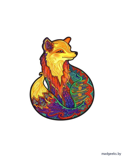 Деревянный пазл Unidragon Обольстительная Лисичка (31 × 40 см, 333 дет.)