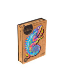 Деревянный пазл Unidragon Радужный хамелеон (31 × 41 см, 314 дет.)