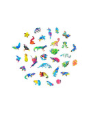 Деревянный пазл Unidragon Радужный хамелеон (31 × 41 см, 314 дет.)