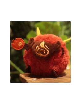 Плюшевая игрушка-брелок Hilichurl Mini Plush Toy Pyro