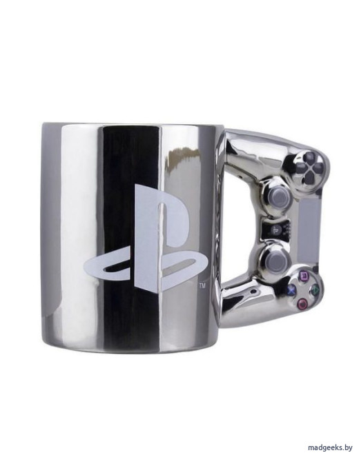 Кружка Paladone Playstation DS4 Silver Controller Mug PP9388PS