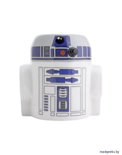 Коллекционные фигурки: Керамический горшок для растений и ручек Paladone R2D2 HOME PP9497SW Керамический горшок для растений и ручек Paladone R2D2 HOME PP9497SW