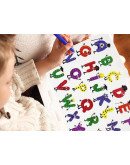 Планшет для рисования магнитами Магборд Алфавит English