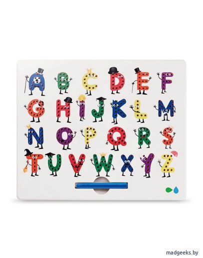 Планшет для рисования магнитами Магборд Алфавит English
