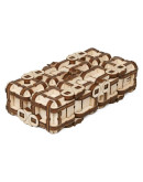 Деревянный 3D-конструктор-головоломка Eco Wood Art Метаморфик Куб Деревянный 3D-конструктор-головоломка Eco Wood Art Метаморфик Куб