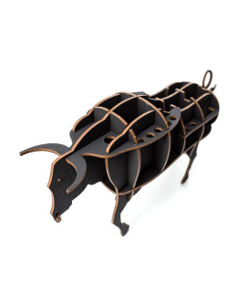 Сборная модель Eco Wood Art Design Настольный органайзер Бык