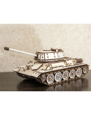 Деревянный 3D-конструктор Eco Wood Art Танк Т-34