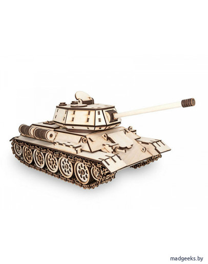 Деревянный 3D-конструктор Eco Wood Art Танк Т-34