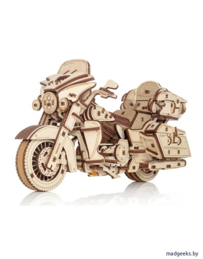 Деревянный 3D-конструктор Eco Wood Art Мотоцикл Байк