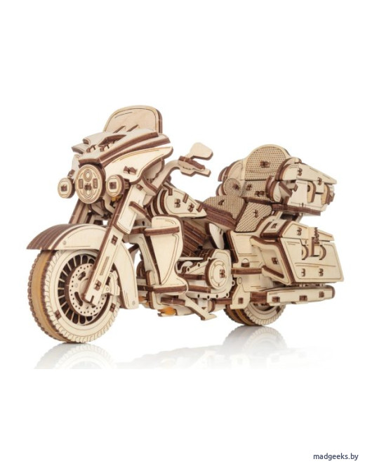 Деревянный 3D-конструктор Eco Wood Art Мотоцикл Байк