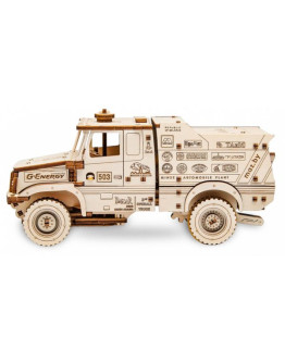 Деревянный 3D-конструктор Eco Wood Art МАЗ-6440RR
