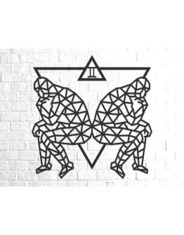 Деревянный интерьерный пазл Eco Wood Art Design Знаки Зодиака Близнецы