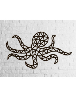 Деревянный интерьерный пазл Eco Wood Art Design Большой Осьминог