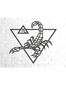 Деревянный интерьерный пазл Eco Wood Art Design Знаки Зодиака Скорпион