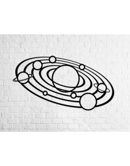 Деревянный интерьерный пазл Eco Wood Art Design Солнечная система