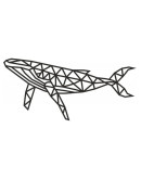 Интерьер: Деревянный интерьерный пазл Eco Wood Art Design Большой Кит Деревянный интерьерный пазл Eco Wood Art Design Большой Кит