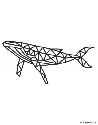 Интерьер: Деревянный интерьерный пазл Eco Wood Art Design Большой Кит Деревянный интерьерный пазл Eco Wood Art Design Большой Кит