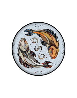 Деревянный пазл Eco Wood Art Карпы Кои (Рыбы) L (40 × 40 см)