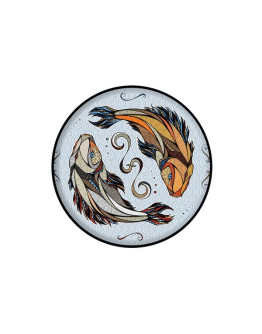 Деревянный пазл Eco Wood Art Карпы Кои (Рыбы) S (20 × 20 см)