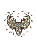 Деревянный пазл Eco Wood Art Мудрая Сова L (40 × 42 см)