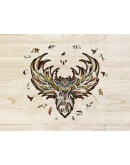 Деревянный пазл Eco Wood Art Мудрая Сова L (40 × 42 см)