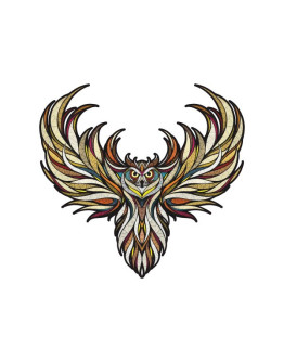 Деревянный пазл Eco Wood Art Мудрая Сова L (40 × 42 см)