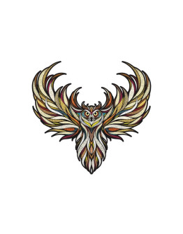 Деревянный пазл Eco Wood Art Мудрая Сова S (21 × 22 см)