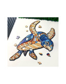 Деревянный пазл Eco Wood Art Морская Черепаха S (28 × 20 см)
