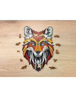 Деревянный пазл Eco Wood Art Хитрый Лис S (28 × 20 см)