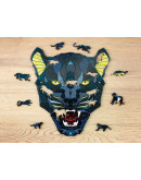 Деревянный пазл Eco Wood Art Пантера S (21 × 19 см)