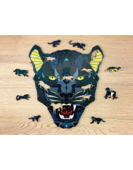 Деревянный пазл Eco Wood Art Пантера S (21 × 19 см)