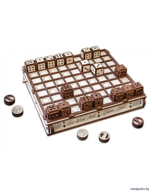 Деревянный 3D-конструктор Eco Wood Art Gameset Игровой набор