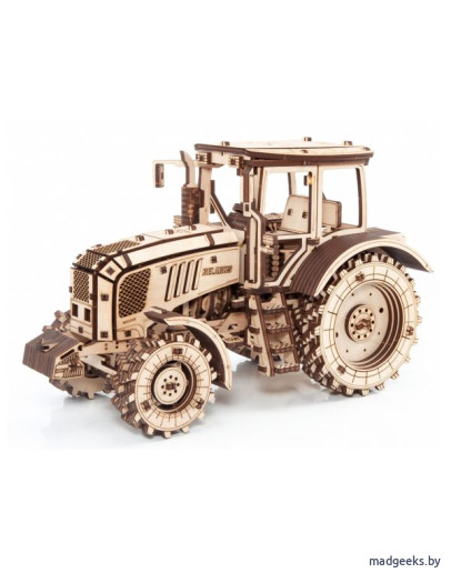 Деревянный 3D-конструктор Eco Wood Art Трактор БЕЛАРУС 2022