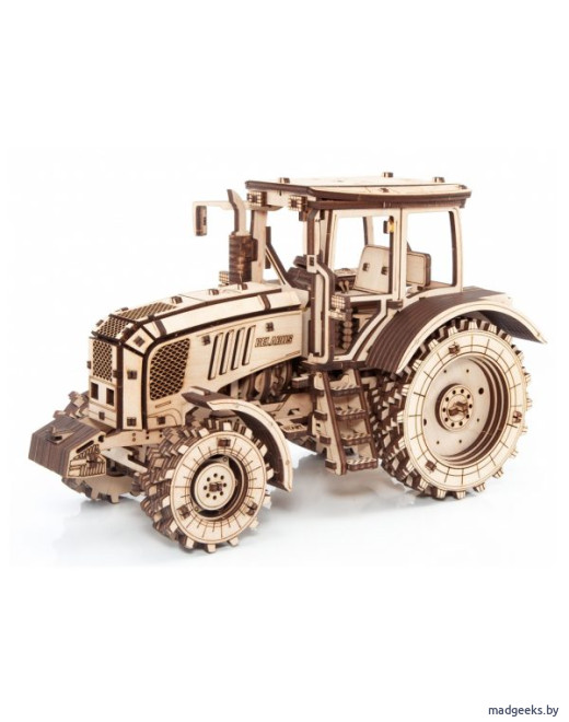 Деревянный 3D-конструктор Eco Wood Art Трактор БЕЛАРУС 2022