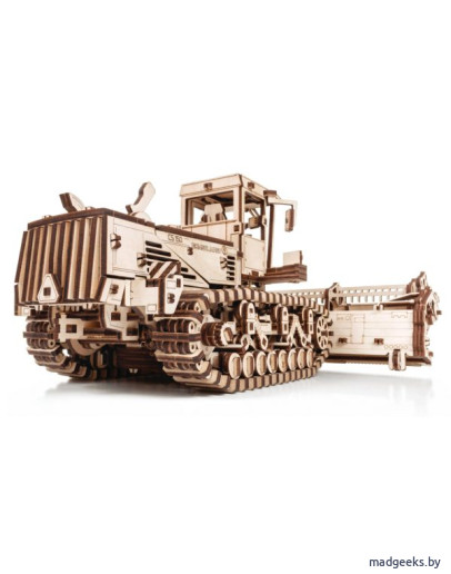Деревянный 3D-конструктор Eco Wood Art Косилка самоходная CS-150
