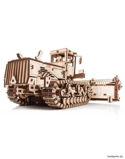 Деревянный 3D-конструктор Eco Wood Art Косилка самоходная CS-150