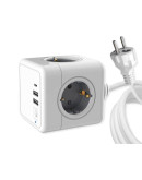 Аксессуары для дома: Удлинитель RocketSocket Cube Extended (4 евророзетки 16A, 3 USB, с блоком 5В/3.0А, кабель 1,5м) Удлинитель RocketSocket Cube Extended (4 евророзетки 16A, 3 USB, с блоком 5В/3.0А, кабель 1,5м)