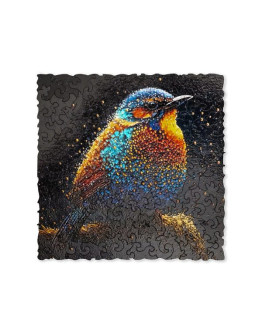 Деревянный пазл Unidragon Pop-Art Пташка (14 x 14 см, 100 дет.)