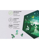 Деревянный пазл Unidragon Hexagon Вечнозеленый (23,8 x 27 см, 100 дет.)
