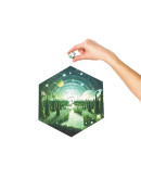 Деревянный пазл Unidragon Hexagon Вечнозеленый (23,8 x 27 см, 100 дет.)