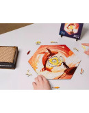 Деревянный пазл Unidragon Hexagon Солнечный Кит (23,8 x 27 см, 100 дет.)