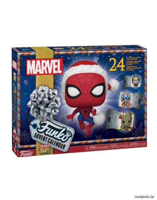 Рождественский календарь Funko Advent Calendar Marvel Holiday (Pkt POP) 24 фигурки 62093