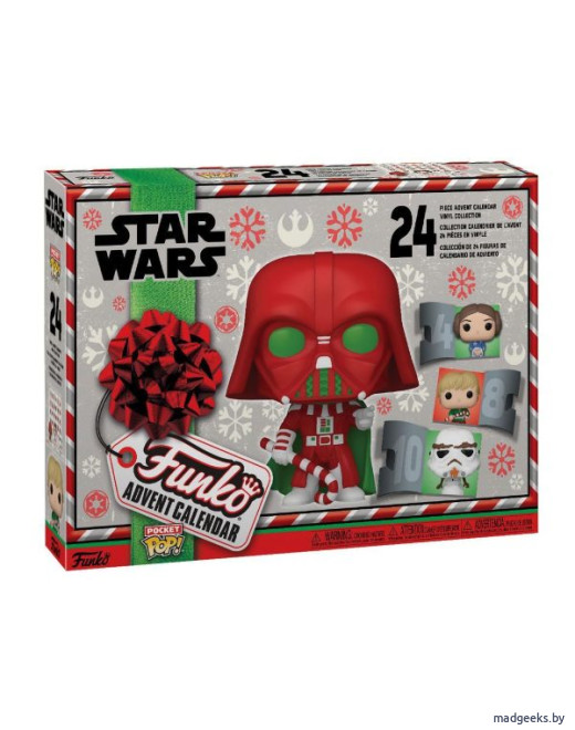Рождественский календарь Funko Advent Calendar Star Wars Holiday (Pkt POP) 24 фигурки 62090