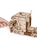 Деревянный 3D-конструктор Eco Wood Art Грузовой тягач Король дорог